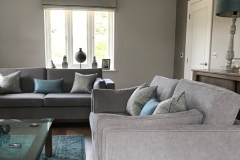 Sitting room design for new build in Hertfordshire
